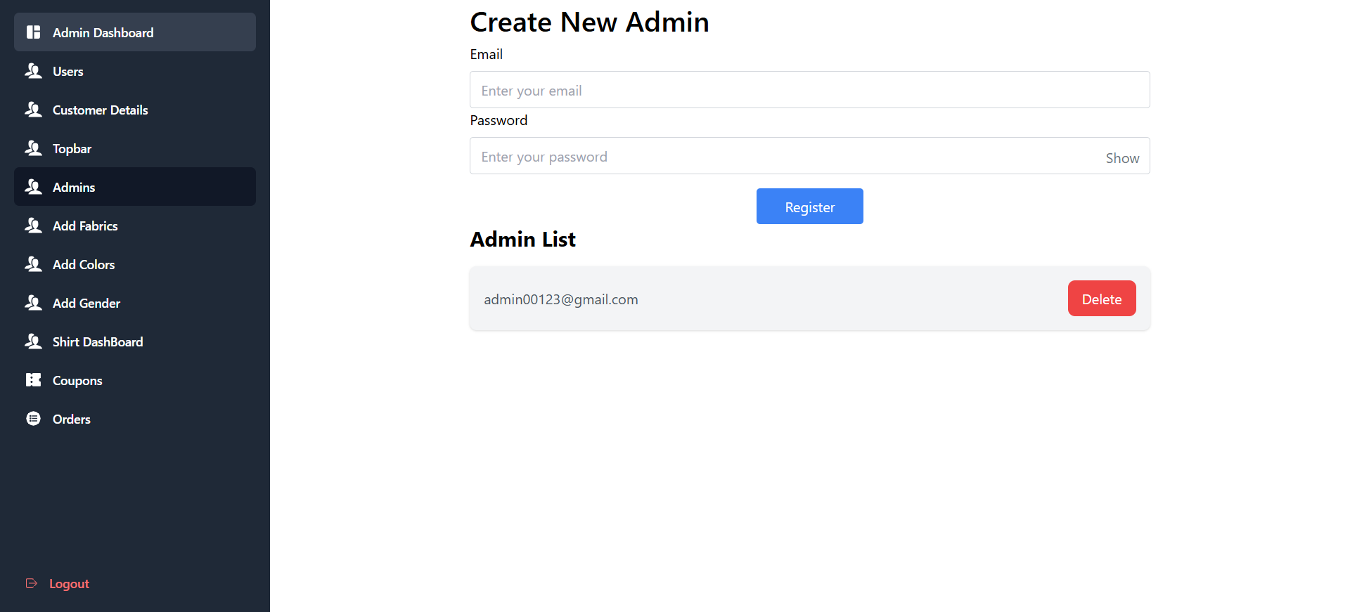 Clouth operations console image 5